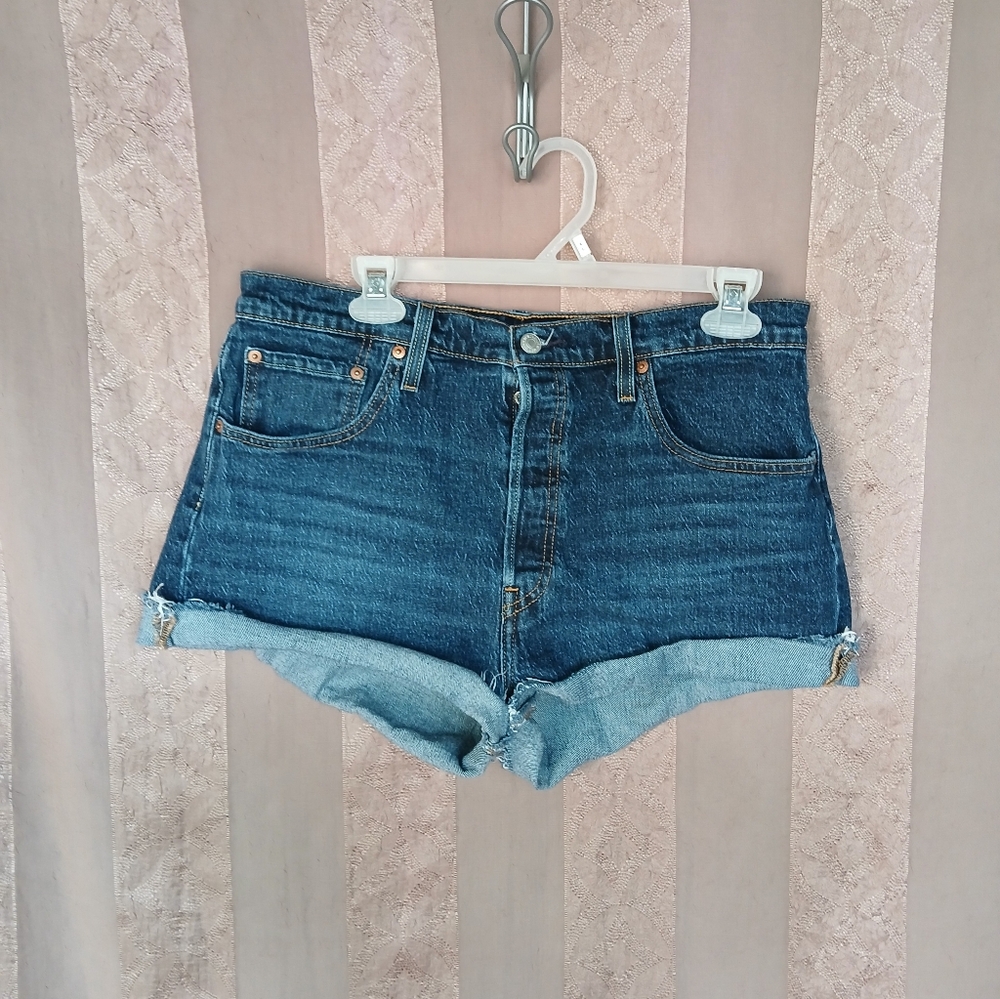 💎 LEVI Strauss & Co 501 Women's Shorts Button Fly